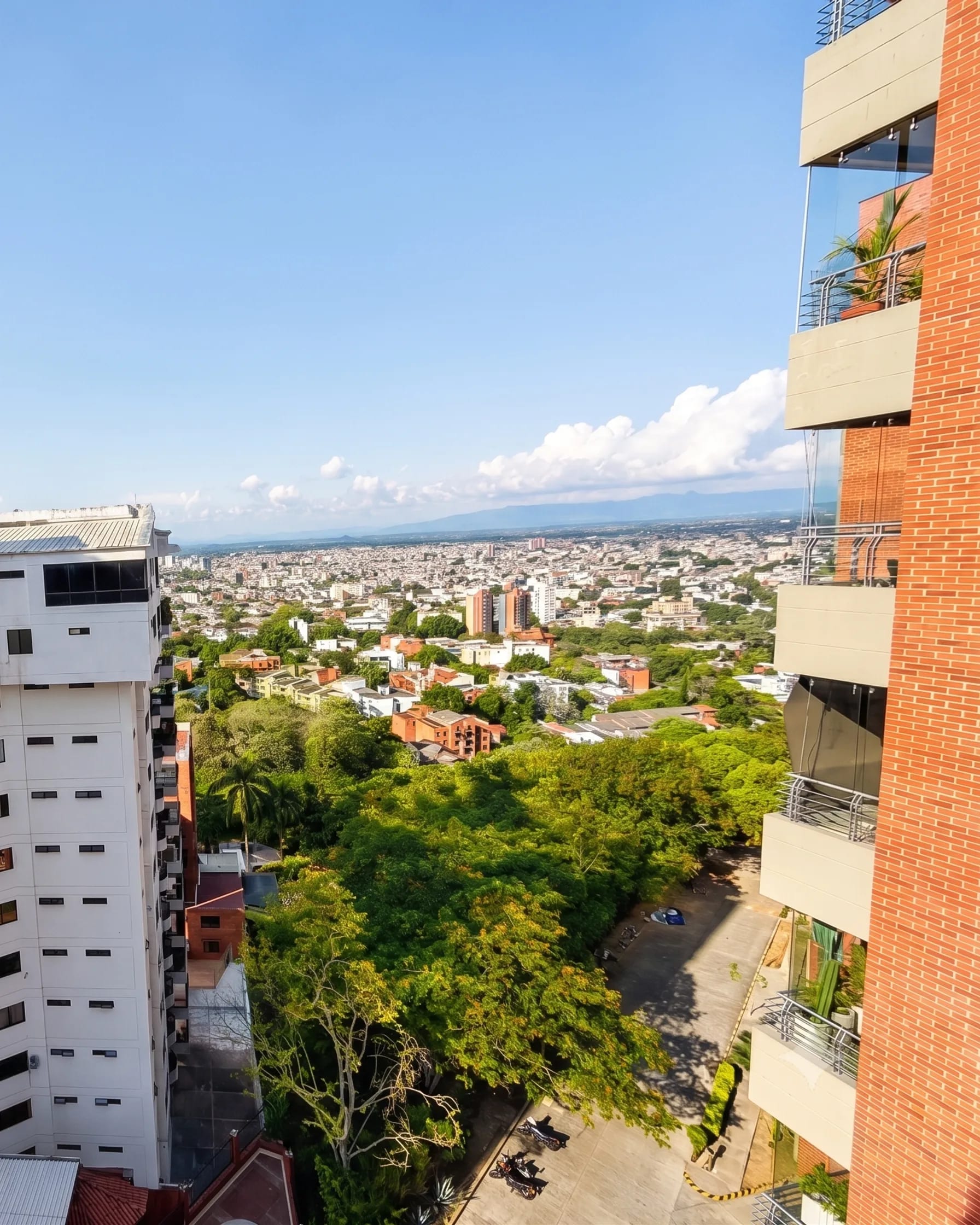 Vista desde el balcón